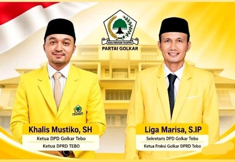 Resmi Disahkan, Berikut Susunan Pengurus DPD Partai Golkar Tebo Periode 2026–2031